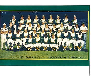 1971 oakland athletics roster